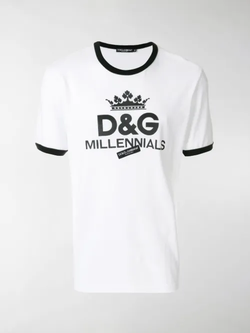 Dolce & Gabbana - T-shirt con stampa 'Millennials'
