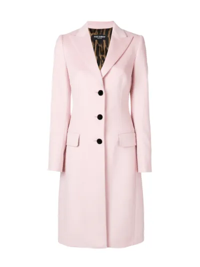 Dolce gabbana outlet pink coat