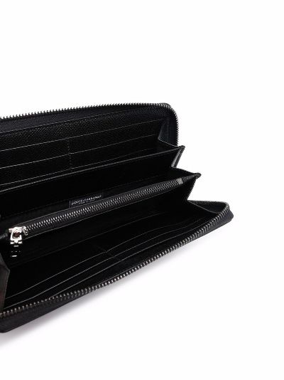 dolce gabbana zip around wallet