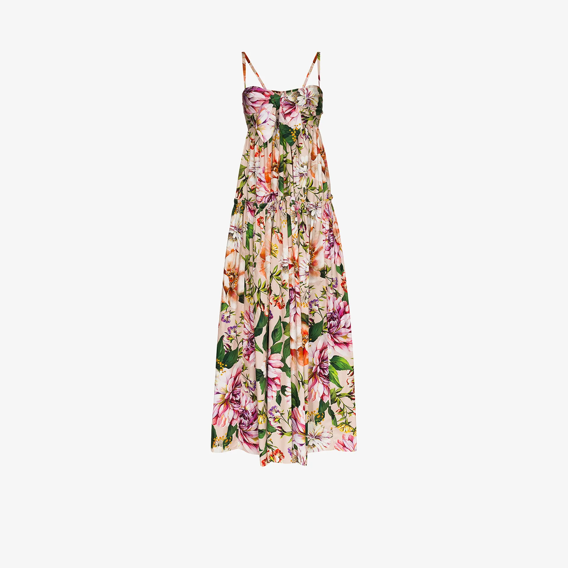 dolce and gabbana floral maxi dress