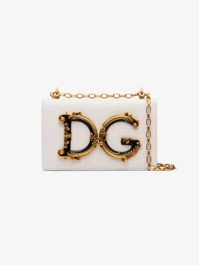 dolce and gabbana white bag