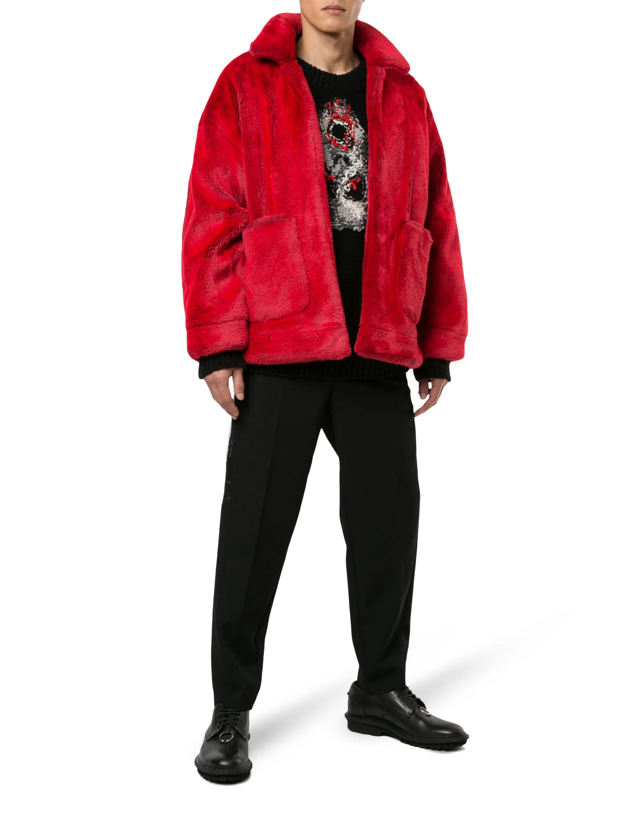Doublet Clown faux-fur jacket | Eraldo.com US