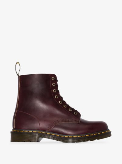 doc martens burgundy boots