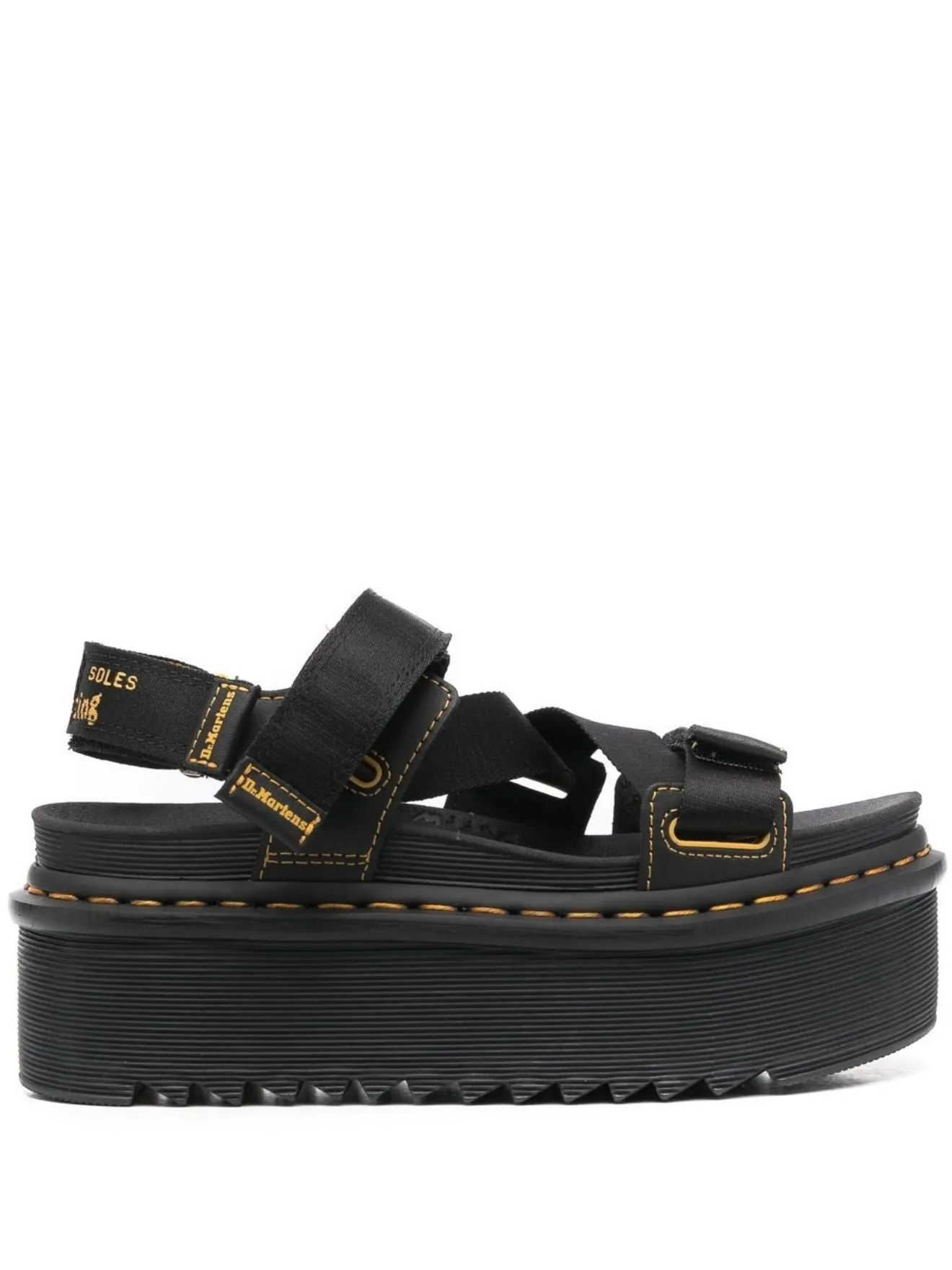kimber logo webbing strap sandals
