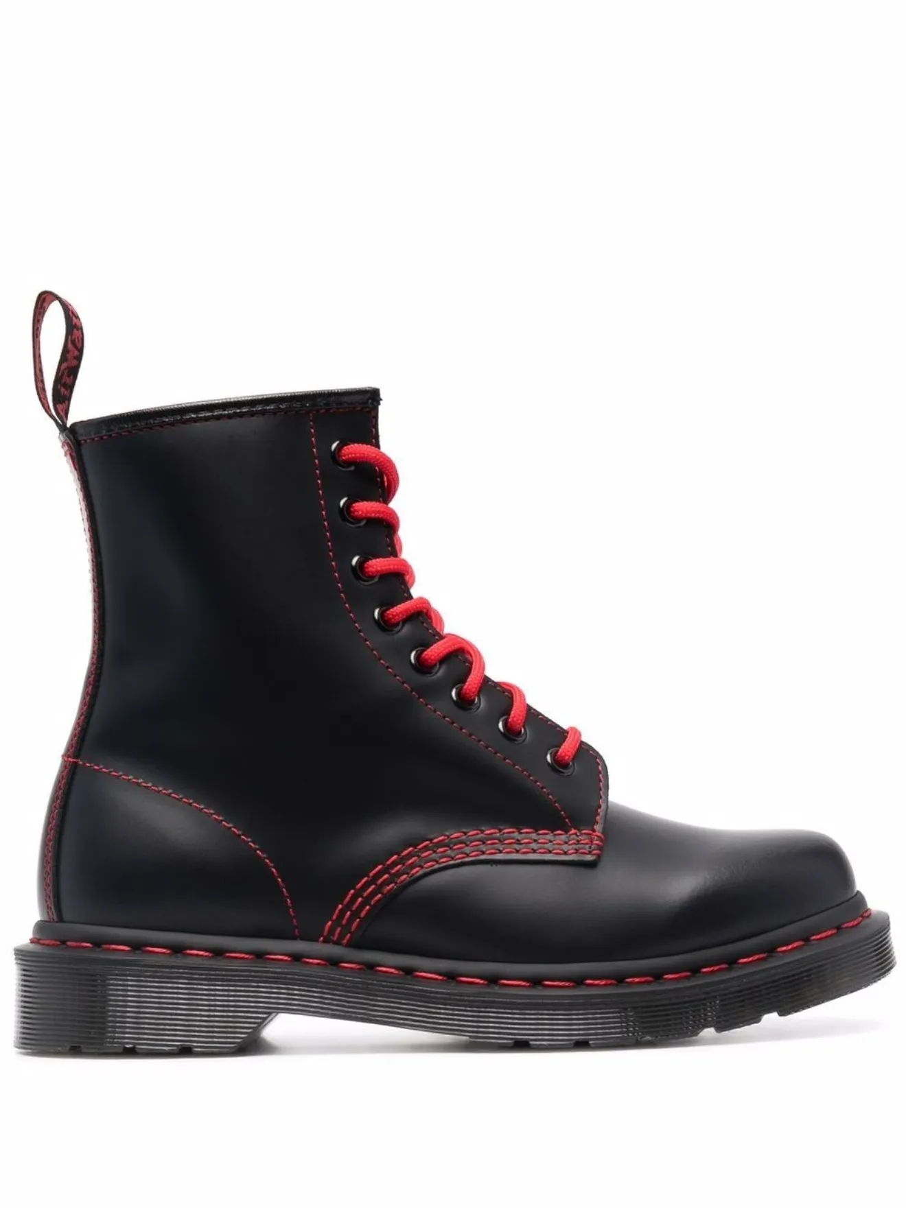 Dr. Martens Stivali con cuciture a contrasto 1460 nero | MODES
