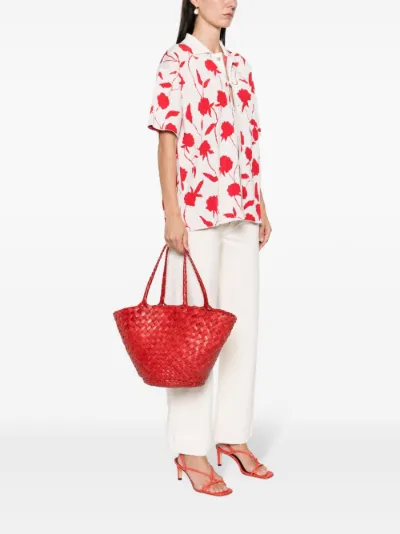 Dragon Diffusion Egola basket bag for Women - Green in UAE