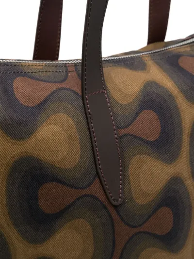 貴重】dries van noten アイボリーとブラウンのトートバッグ