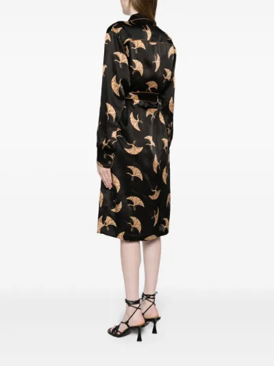 Dries Van Noten belted silk midi dress Eraldo PW