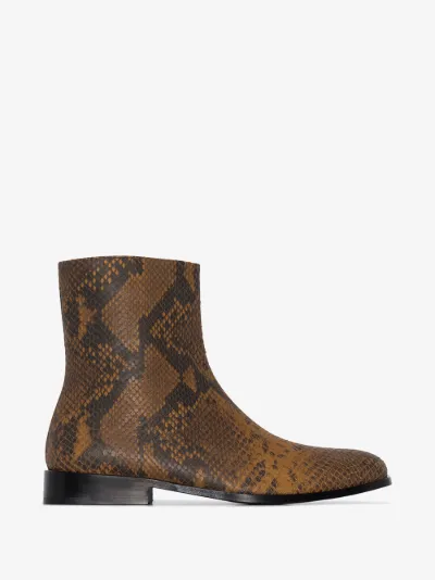 dries van noten snake boots