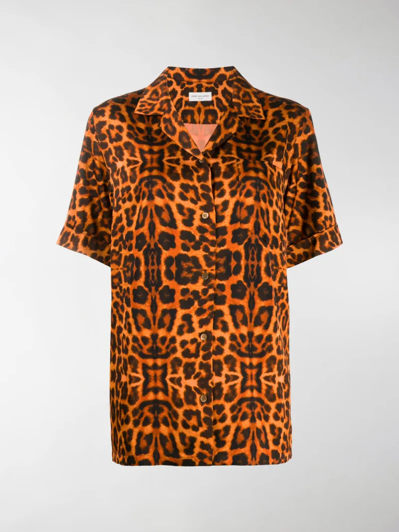 Dries Van Noten Clive leopard print 