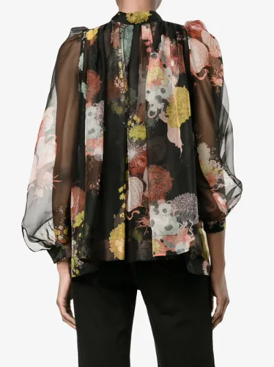 dries van noten floral top