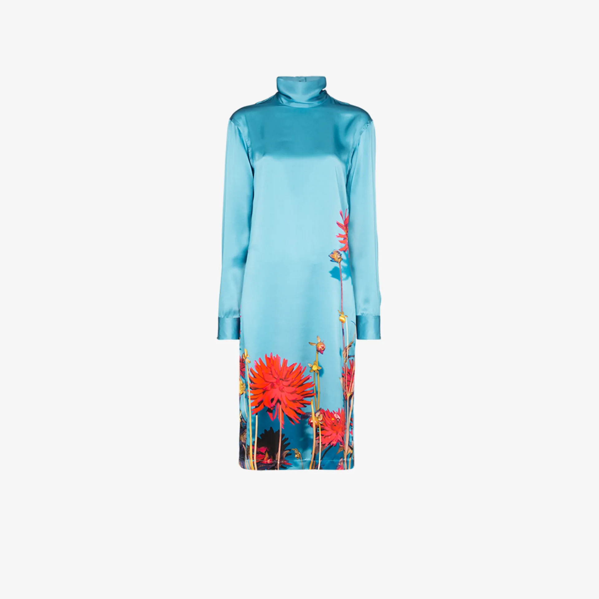 dries van noten silk dress