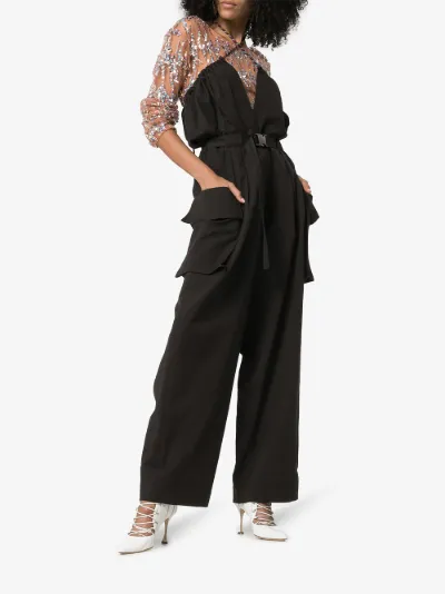 dries van noten white jumpsuit