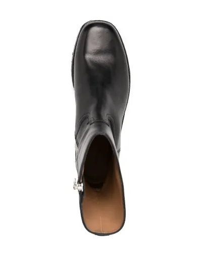 dries van noten leather ankle boots