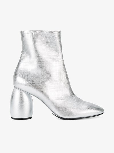 dries van noten silver boots
