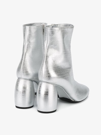 dries van noten silver boots
