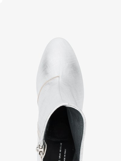 dries van noten silver boots