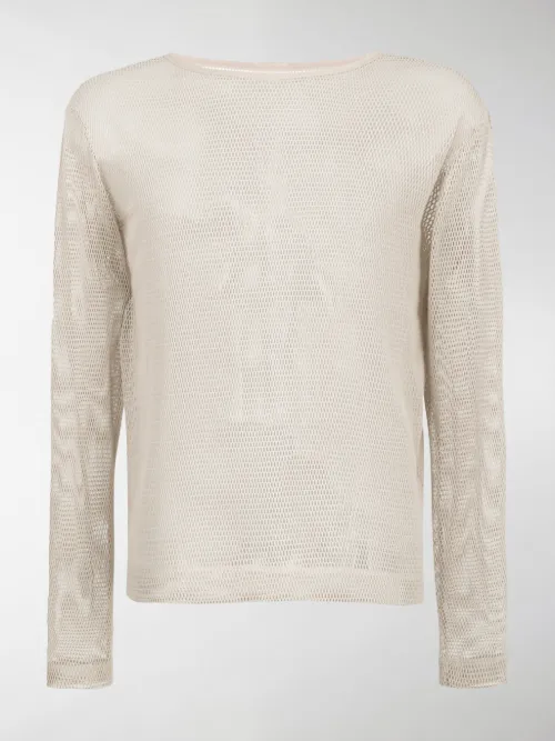 Dries Van Noten - net stitch top