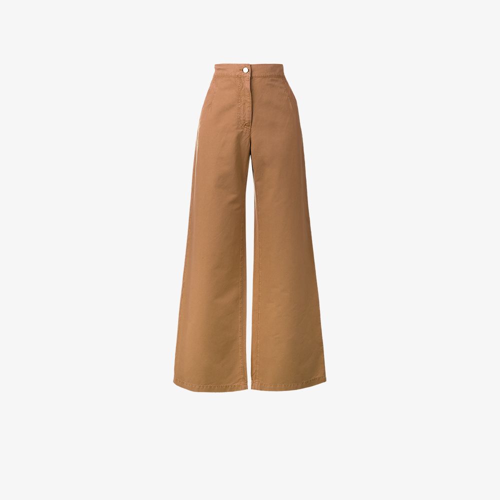 Dries Van Noten Panter wide-leg trousers | Browns