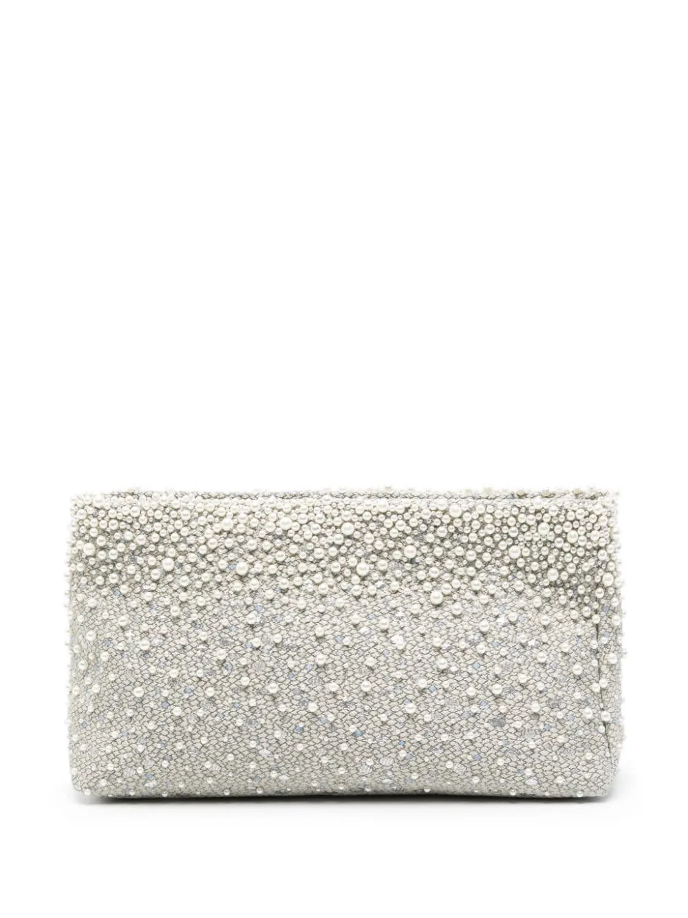 Grey pearl clutch bag best sale