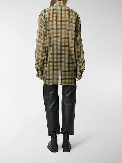 dries van noten plaid dress