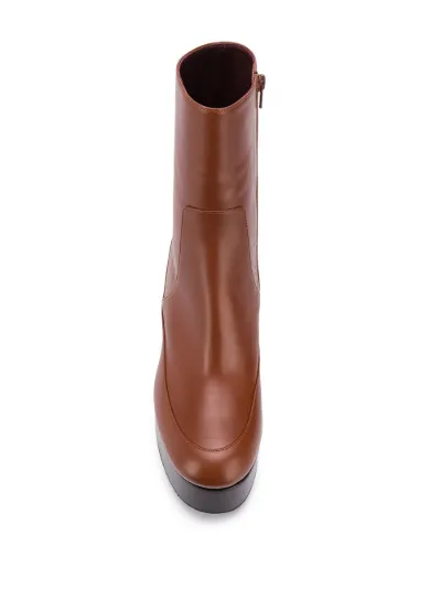 dries van noten leather ankle boots