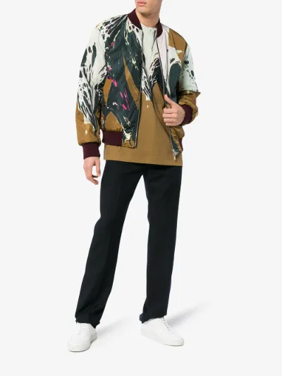 dries van noten reversible bomber jacket