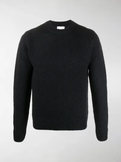 black jumper crew neck