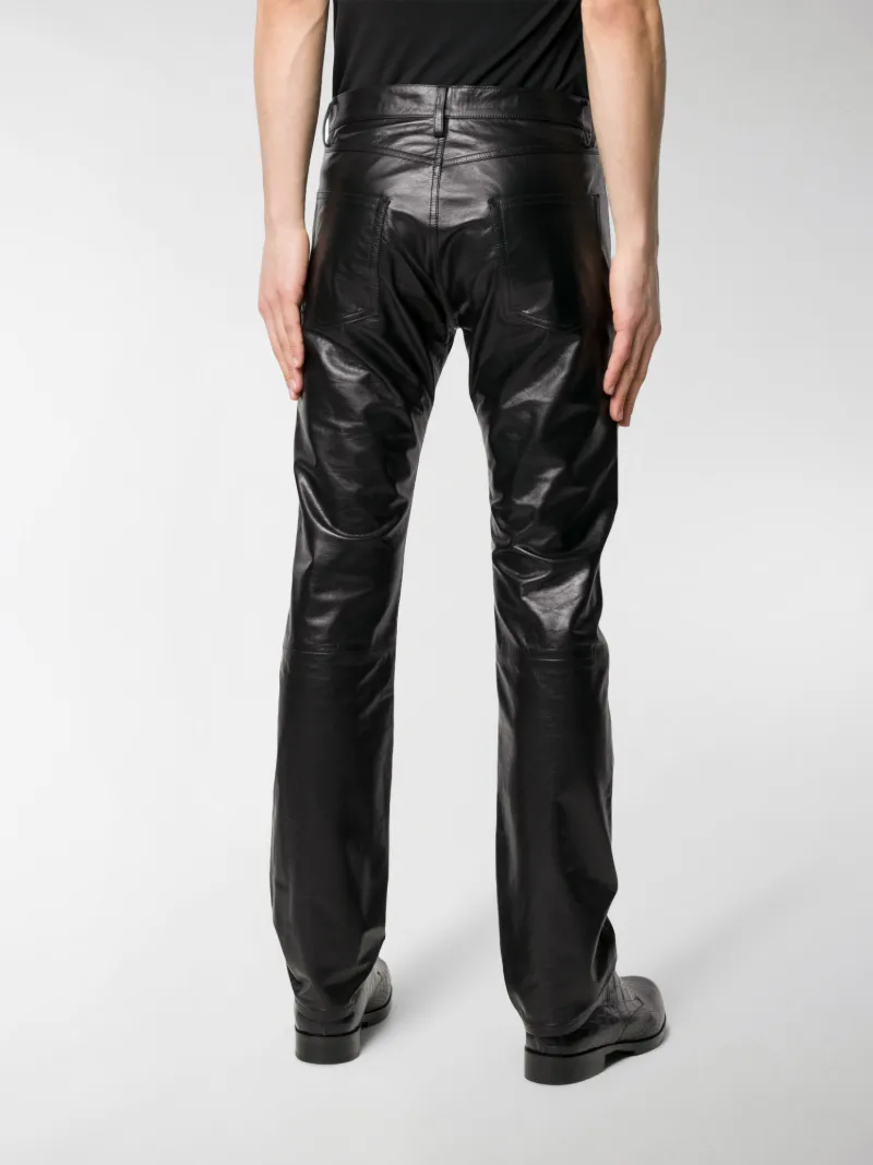 dries van noten biker pants