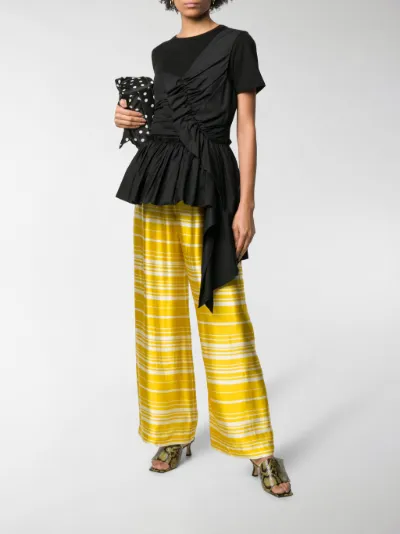 dries van noten striped pants