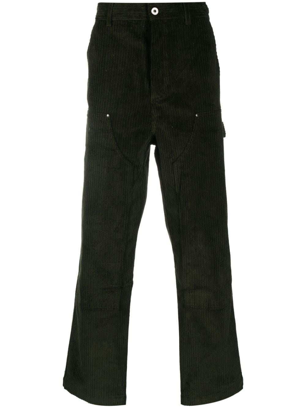 Straight Leg Corduroy Jeans - Black