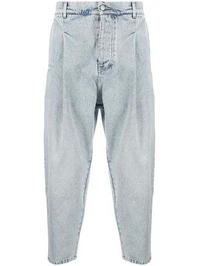 tapered cropped jeans