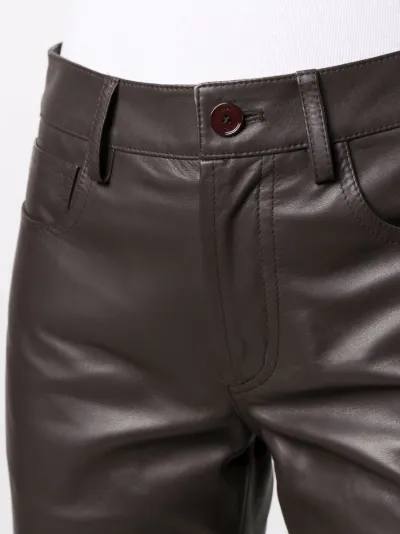 Pantaloni crop in pelle | Drome | Eraldo.com