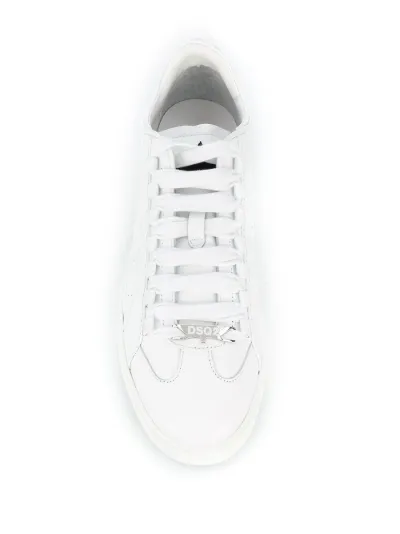 witte dsquared sneakers
