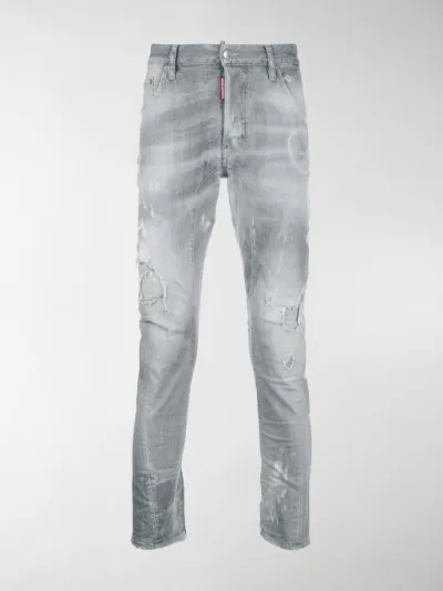 Dsquared2 - Broken slim jeans