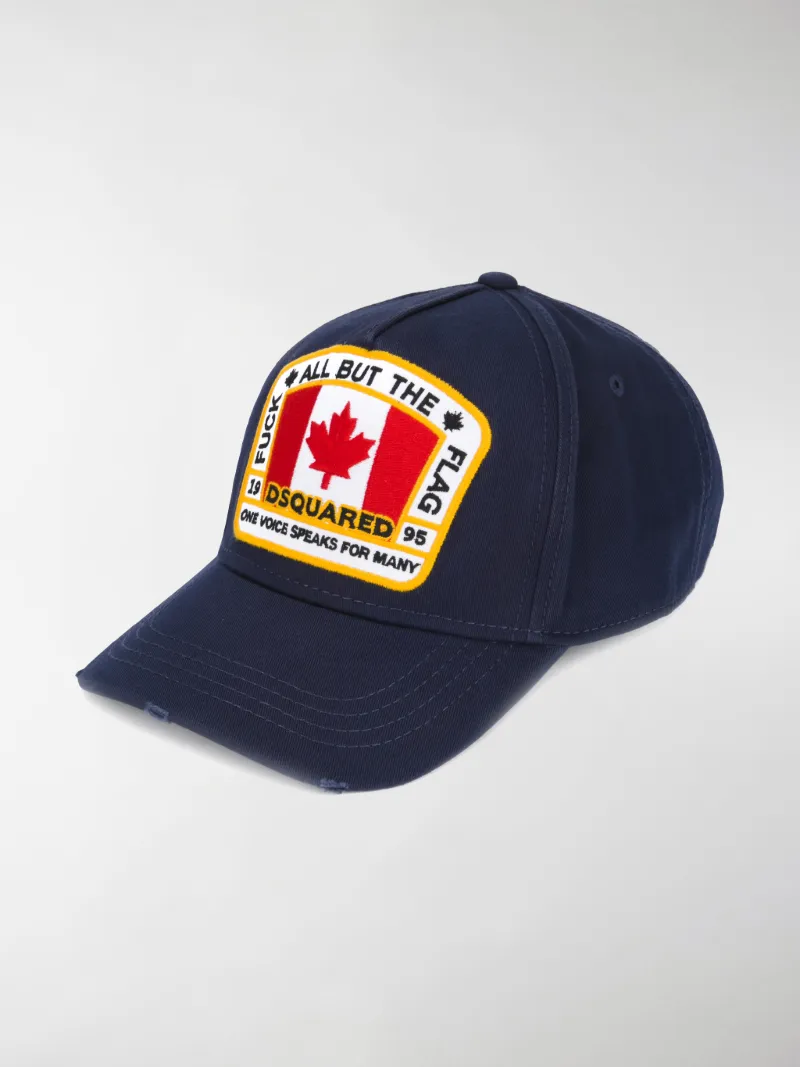 dsquared canadian flag cap