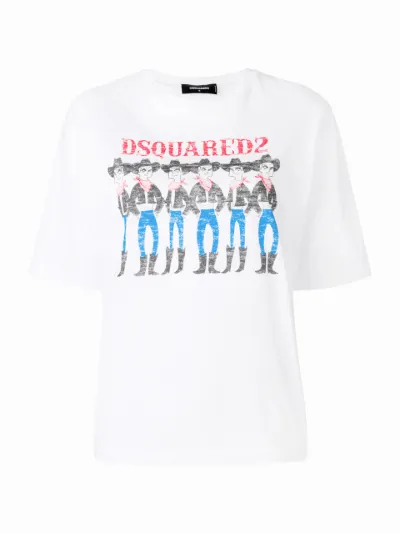 Cowboy print T-shirt | Dsquared2 