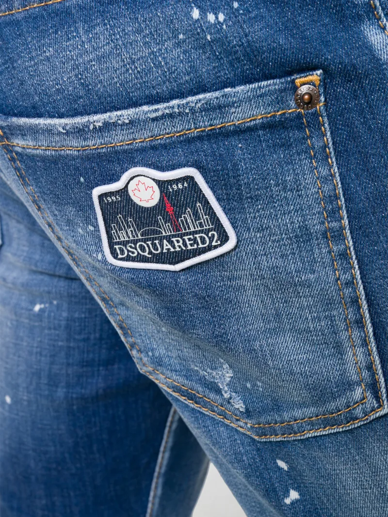 dsquared slim fit jeans mens