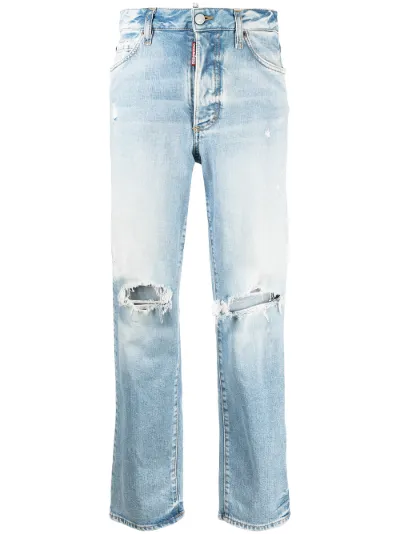 dsquared2 straight leg jeans