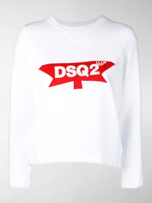 Dsquared2 - Felpa con logo ricamato