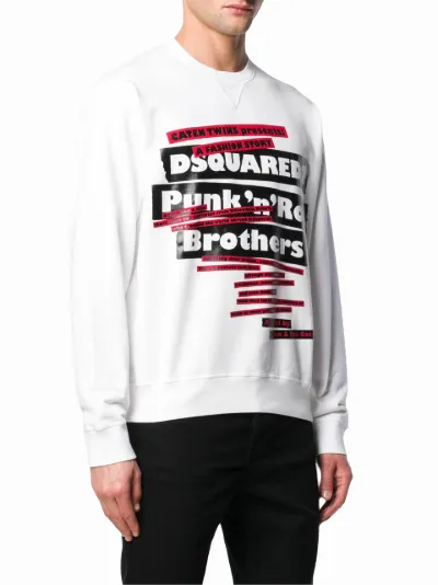 Felpa Punk'n'Roll Brothers | Dsquared2 | Eraldo.com