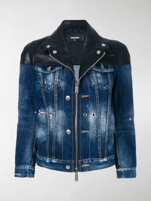 Dsquared2 - Giacca di denim con zip