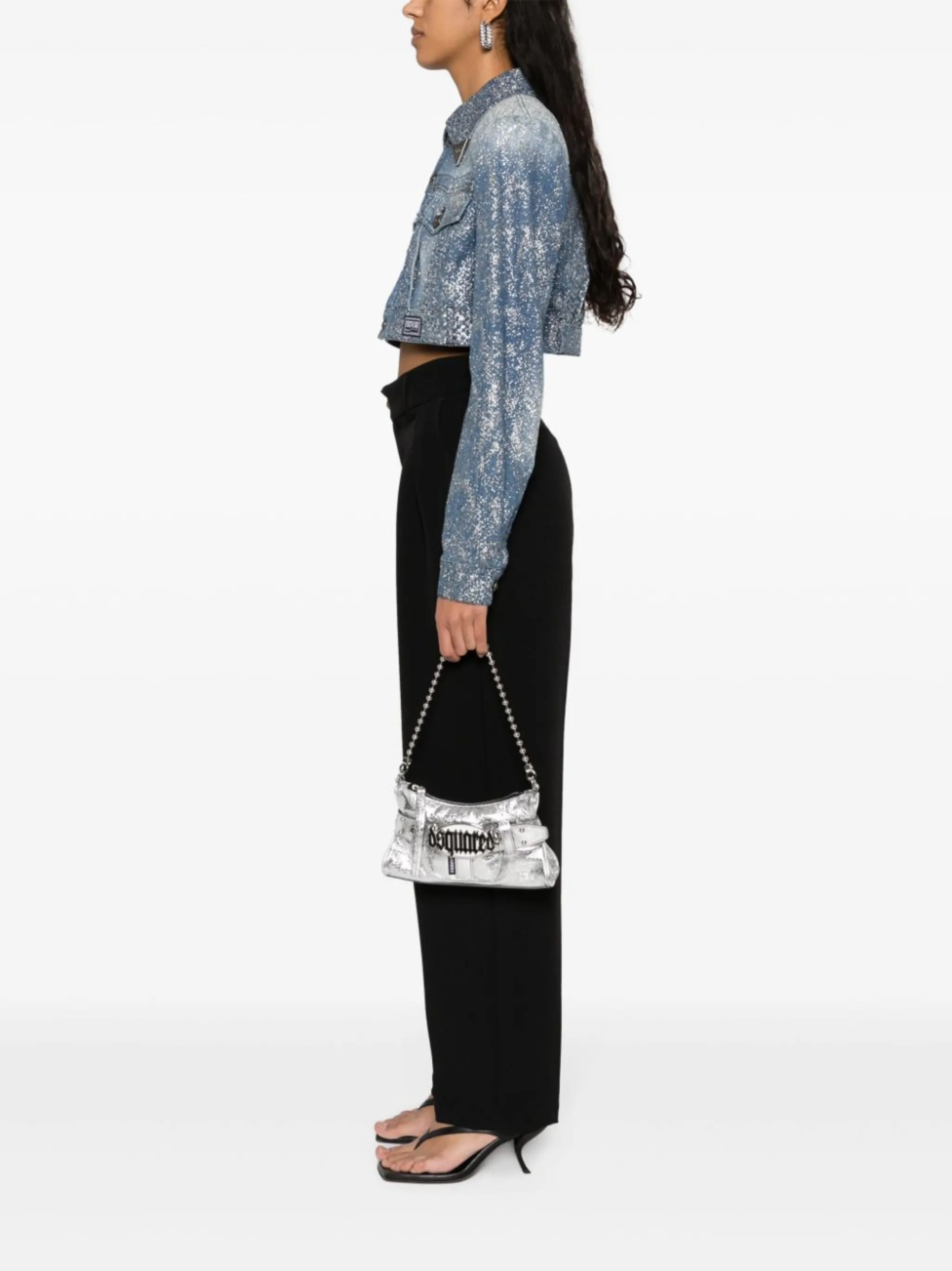 DSQUARED2 バーガンディ バッグ Gothic Dsquared2 Belt Bag