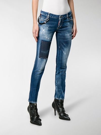 Dsquared2 Jennifer cropped jeans blue | MODES