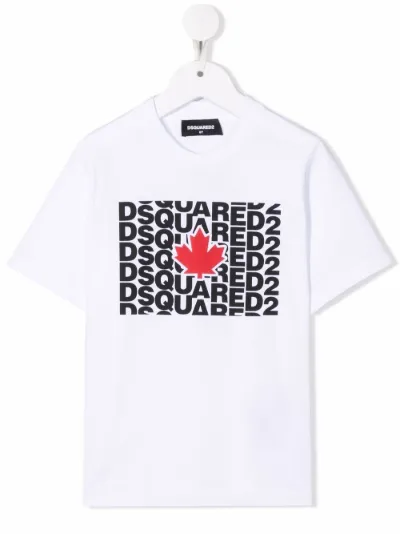 Sale Dsquared2 Kids multi-logo jersey T 