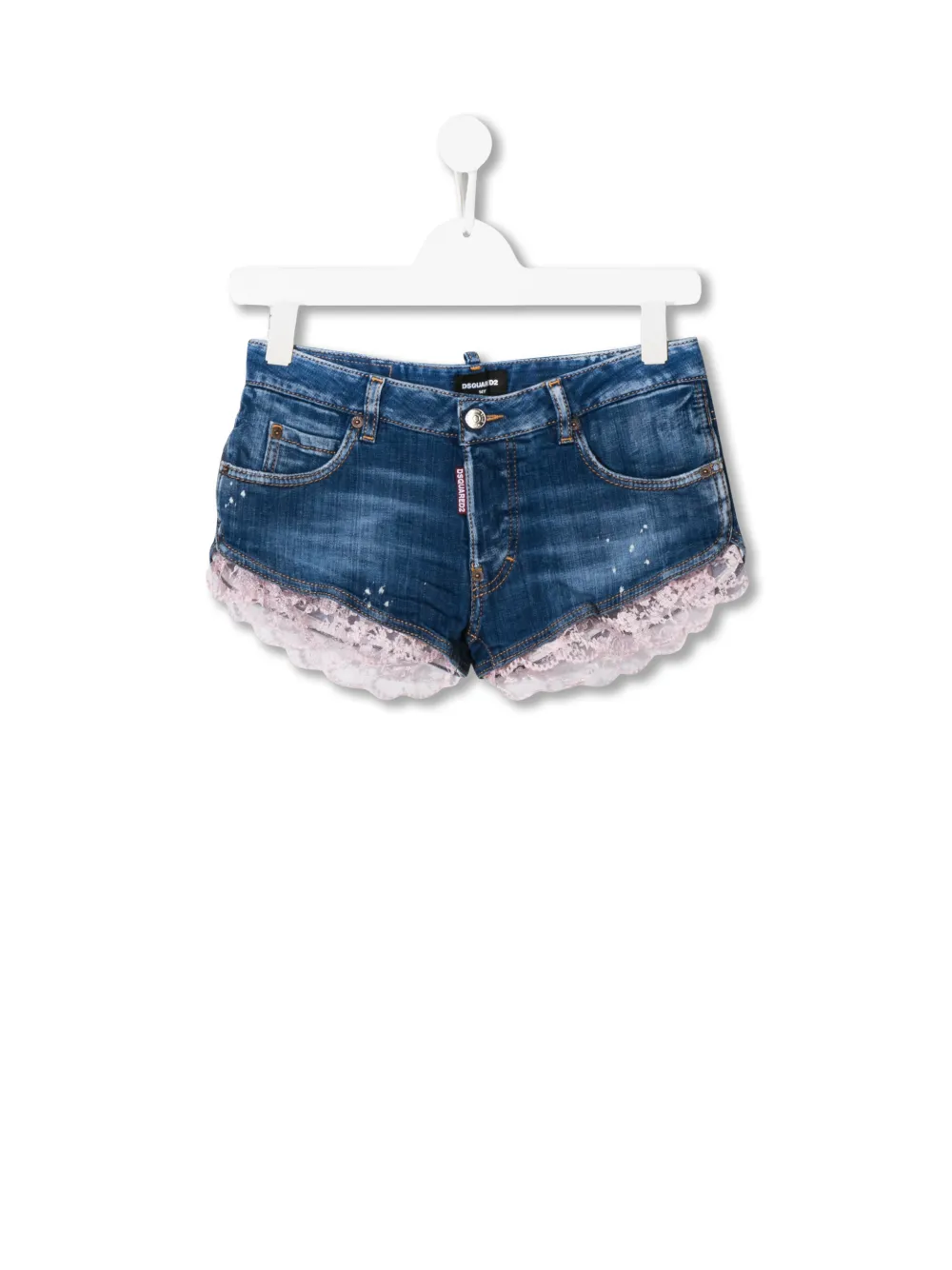 embellished jean shorts