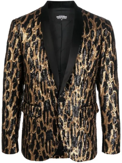 Leopard print blazer on sale men