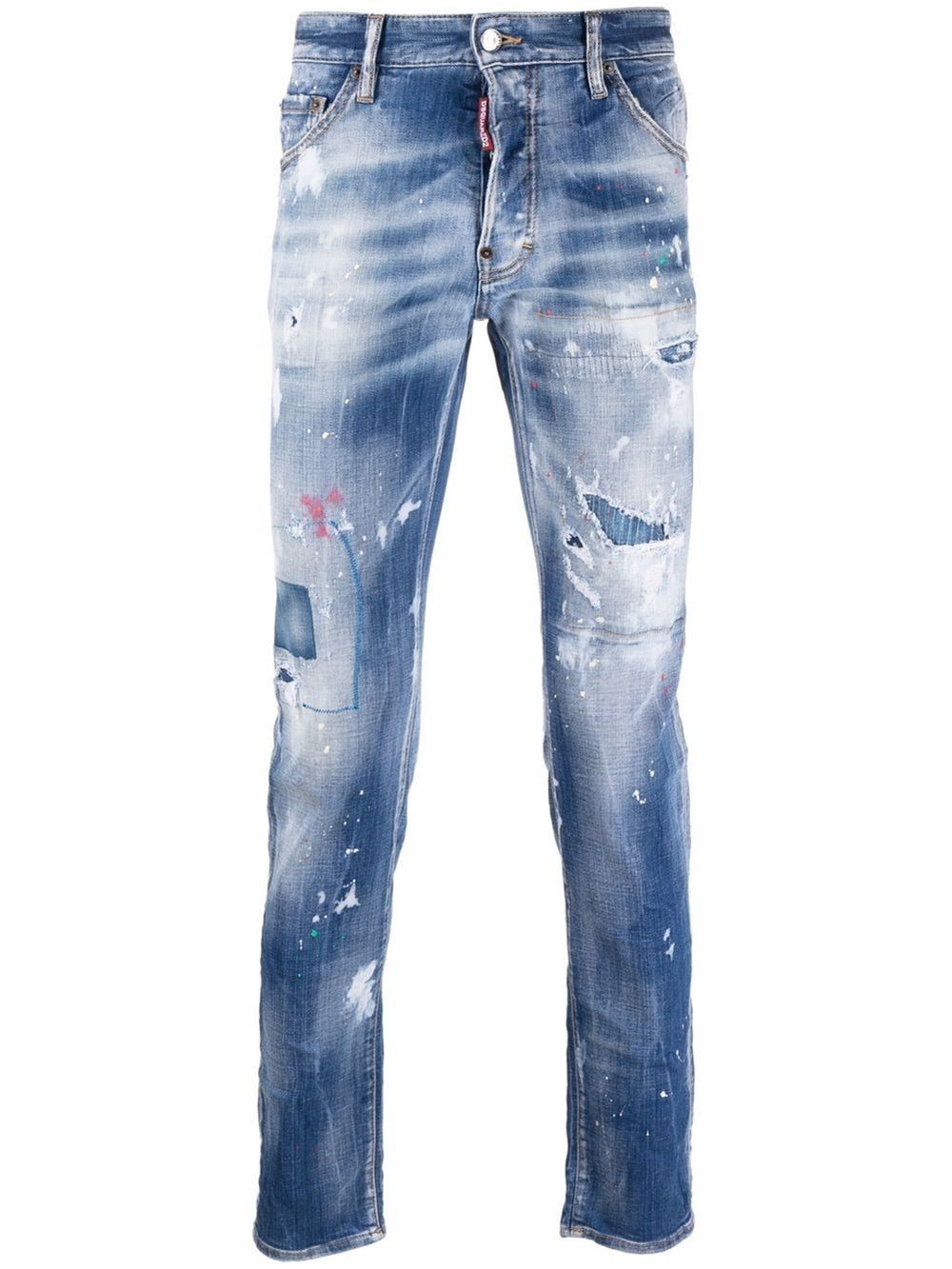 Dsquared2 best sale embroidered jeans