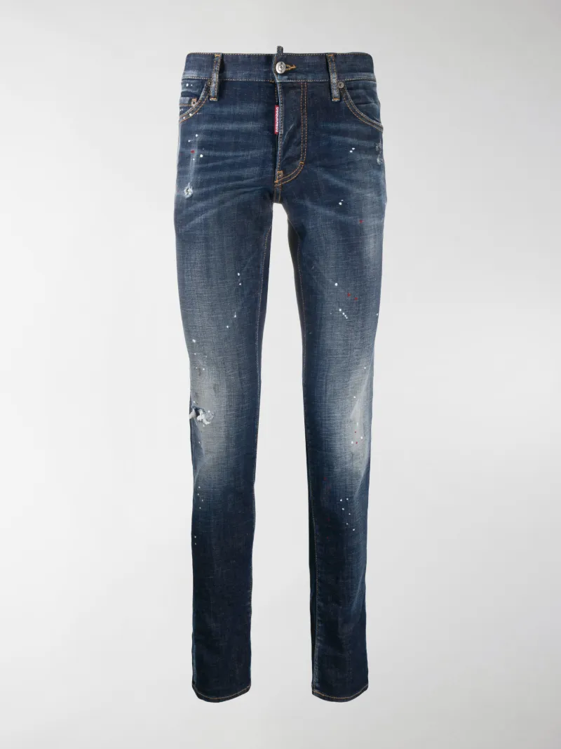 dsquared2 logo jeans
