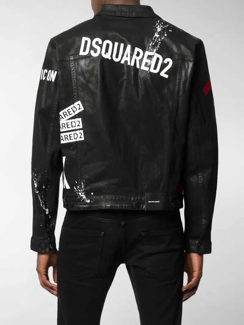 dsquared black jacket